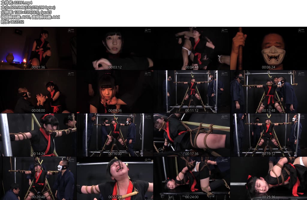 [亚洲绳艺] ​残酷性拷问忍​-丝依依