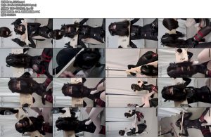 [惩戒学园] 惩戒魅魔（2）下集修女化身冷艳女S重枷强制侍奉袭胸踩踏脚交鞭打百合调教痴女魅魔沦为胯下脚奴-丝依依