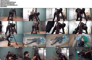 [闪闪原创] 闪闪工作室 夏泍折磨Kigurumi二次元娃娃的内胆是乳胶烧鸡少女-丝依依