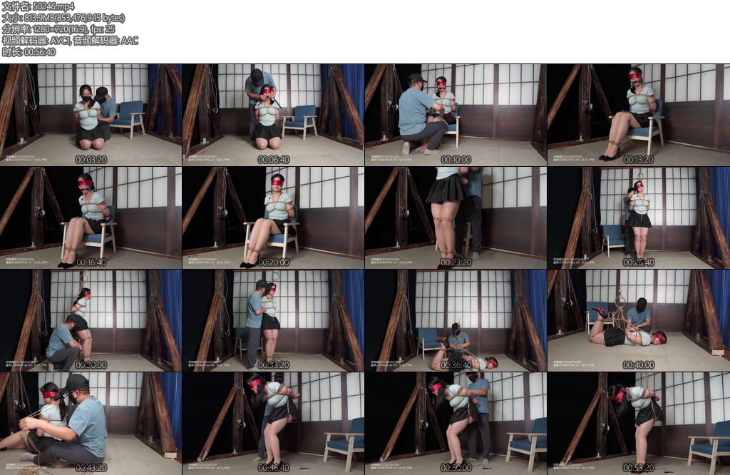 [试炼原创] 大一女生晚晚初次体验紧缚股绳轻TK郊狼-丝依依