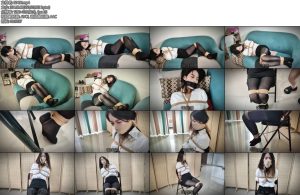 [禾一原创] 苏苏职业装黑丝日式紧缚丝袜堵嘴放置挣扎娇喘声不断-丝依依