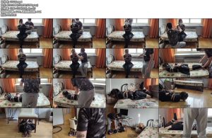 [WN原创] jk真真初绑超紧驷马椅下弃置，严厉堵嘴，口水超多得-丝依依