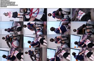 [惩戒学园] 茶艺师和绿茶伪娘伪百合黑丝JK白丝JK竖屏作品鞭打强制恋足强制KJ马桶口塞固定放置伪百合-丝依依
