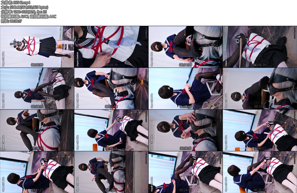 [惩戒学园] 茶艺师和绿茶伪娘伪百合黑丝JK白丝JK竖屏作品鞭打强制恋足强制KJ马桶口塞固定放置伪百合-丝依依