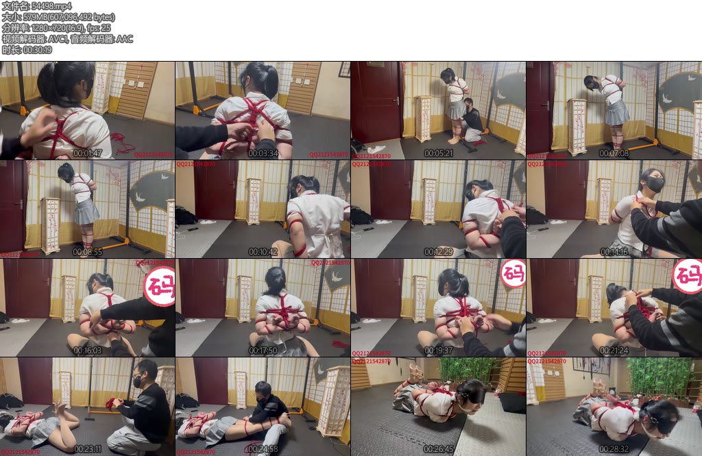 [悦感日记] 小美入室绑架剧情超紧极限五花驷马直接绑哭全程大叫-丝依依