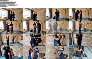 [一绳所爱] 两个女孩紧紧绑起来，限时逃脱-丝依依