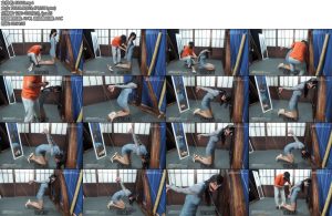 [试炼原创] 倩倩旗袍直臂跪姿放置超大口球限位蒙眼采访麻木口水-丝依依