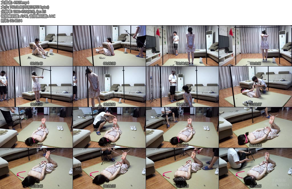 [子衿原创] 依依网调实录踩豆子走路直臂反吊扎带驷马TK打脚心-丝依依