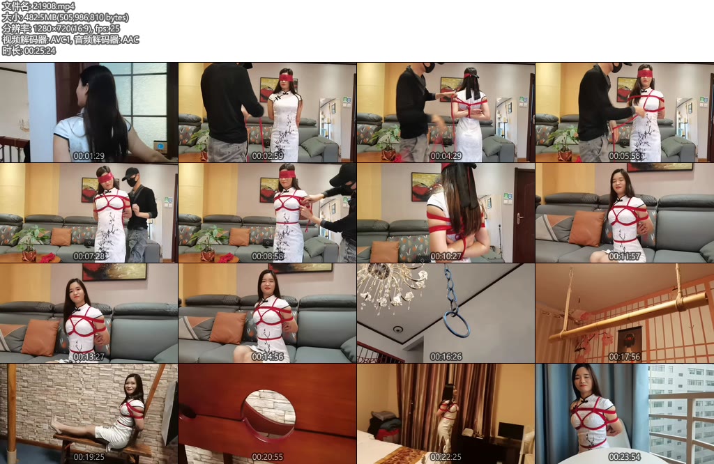 [一绳所爱] 白领洛儿慕名而来绳艺体验店，体验捆绑-丝依依