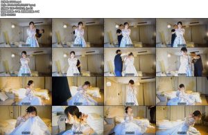 [锐度主张] 嫣儿 纱裙白鹤亮翅缚日式五角星勒胸反后手观音加白丝巾堵嘴-丝依依