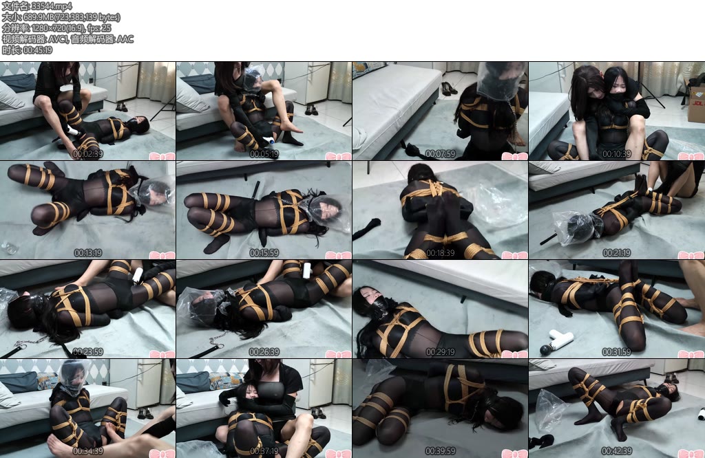 [私慕原创] 真女与伪娘潇潇女王强力逆袭美美圈养期间严密捆绑狂虐美美ZHIXI强制GC娇小可爱的身躯疯狂扭动无助呻吟诱人动听-丝依依