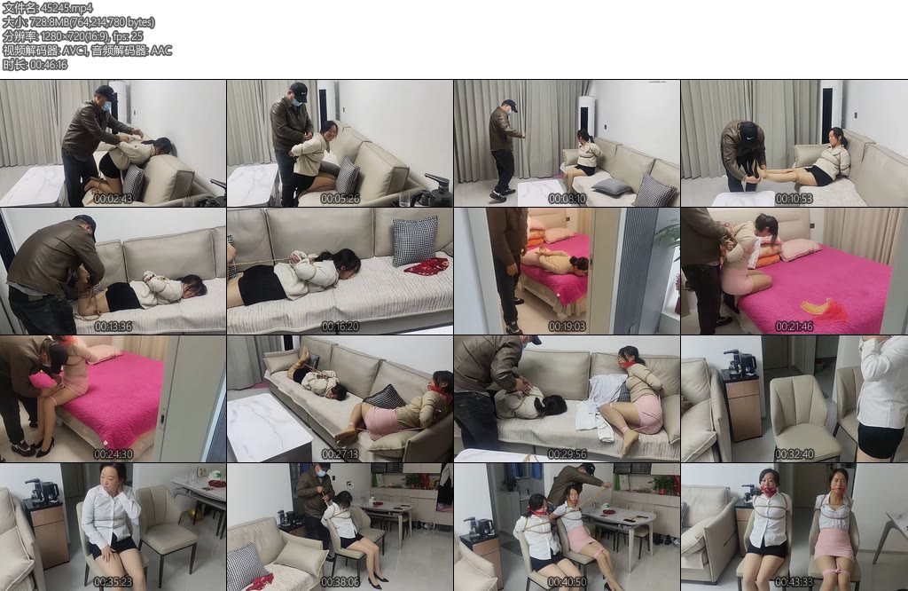 [理想生活] 入室劫持姐妹花紧缚押解TJ-丝依依