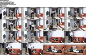 [子衿原创] 妍如职业装黑丝锁链龟甲口球跪趴驷马-丝依依