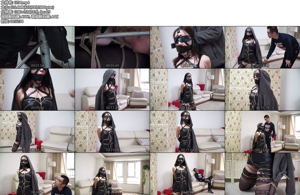 [逍遥原创] 真实的梦第一集（下）混血美女佟娅出演 紧缚放置 包裹 皮革 堵嘴 胶带-丝依依
