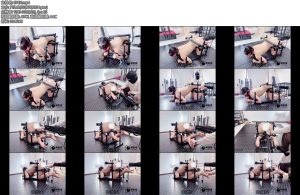 [缚心室] 大胸小美女再战拘束架肛钩与脑袋联动强制抬头炮机AV棒强制GC还要忍受挠脚心的折磨-丝依依