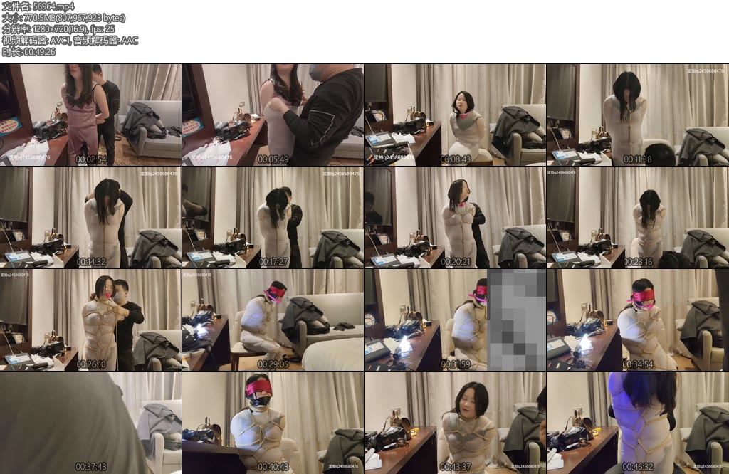 [忧郁的笨鸟] 睡衣女孩的全包龟甲挣扎-丝依依