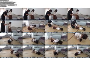 [新月原创] 琳雪定拍JK肉丝白袜LOLI妹子挑战超紧直臂驷马拿沙发上物品的任务-丝依依