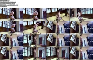 [绳精病] 强度跪姿训练股绳摩擦小快乐 严苛的跪姿训练要求直起上身，腿脚并拢贱人想偷懒，但绑在胳膊，脖子，和勒在肉里的股绳时刻提醒她保持要求的姿势-丝依依