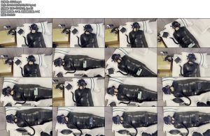 [亚洲绳艺] wangyimei ZX时代狸狸的第三弹定时通气阀门和呼吸袋-丝依依