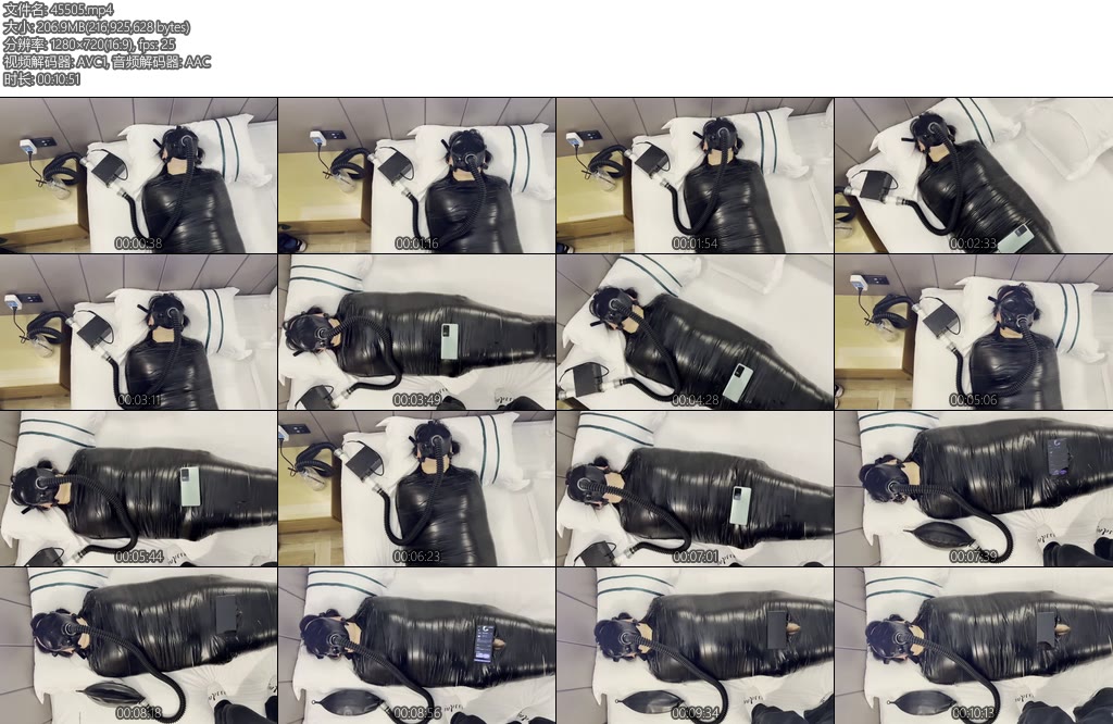 [亚洲绳艺] wangyimei ZX时代狸狸的第三弹定时通气阀门和呼吸袋-丝依依