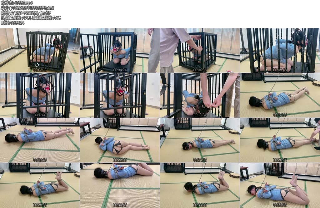 [涵涵原创] 金属捆绑挣扎TJ（上）-丝依依