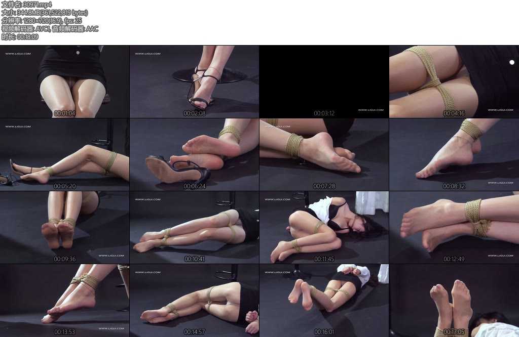 [丽柜美束] 紧缚新莲 白雪-丝依依