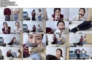 [梦川原创] 双人紧缚新桃木口伽4·5口球胶带紧缚效果验证-丝依依