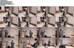 [龙飞原创] 变态前男友对我的报复反手吊拘束架蒙眼封嘴放置挣扎-丝依依