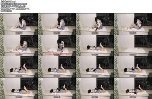 [一只萌熊] 窗台驷马自缚新衣服穿上了白丝自缚绑法是用的驷马然后加了两根绳子-丝依依