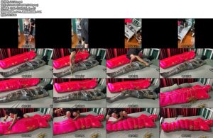 [黑魔法师] 黑魔法师的地狱，保鲜膜，棉被，胶带，绳网，多重束缚全包-丝依依