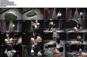 [一绳有你] 618薛怡君新品钜惠麻袋里的JK女生身着JK女学生君君野地被迷晕装麻袋抗走吊起转圈驷马后勒死-丝依依