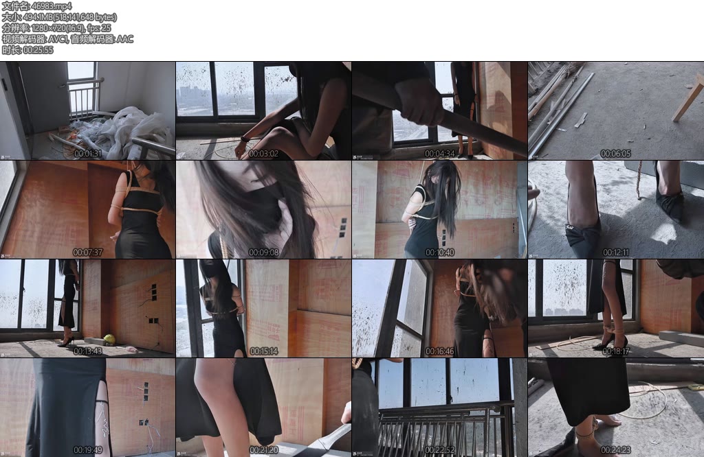 [花与寻] 剧情向工地遇险心情低落的小姐姐工地遭工人绑jia反复捂晕玩弄弄的满身是灰-丝依依