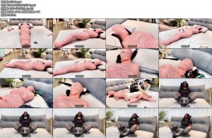 [默示录] 缚艺录 第一次给小S全包粉色胶带全身闷热的难受抽空闻闻主人臭脚振动少不了慢慢去爽吧-丝依依