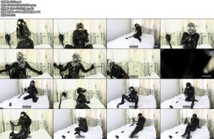 [FSS原创] 胶衣小loli的自嗨作死逃脱挑战40分钟超长内容双马尾胶衣娃娃防毒面具PLAY连续高朝自缚逃脱挑战ZX呼吸抑置-丝依依