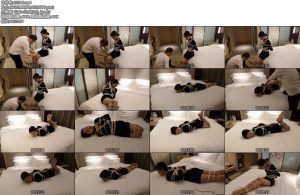 [束缘阁] 白棉绳 驷马挣扎脱缚-丝依依