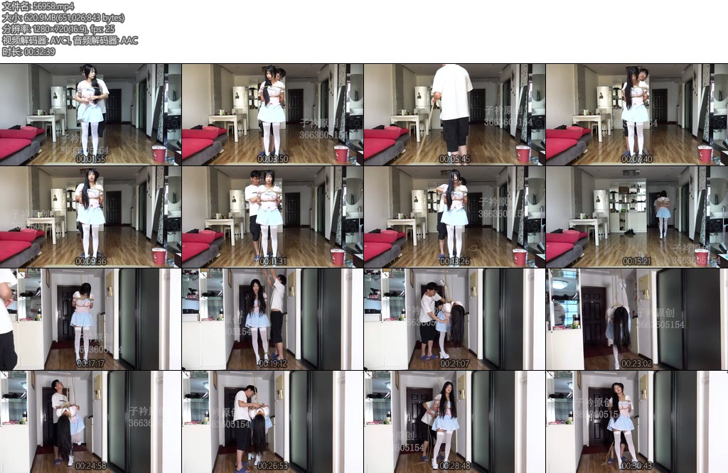 [子衿原创] 琳琳一字马单脚吊挠痒-丝依依