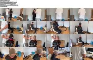 [WN原创] 新妹子诗雅的丝袜套头的闷绝高手缚，多重堵嘴，崩溃挣扎-丝依依