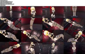 [动画片] 原神 荧妹穿着网袜兔女郎被捆绑-丝依依