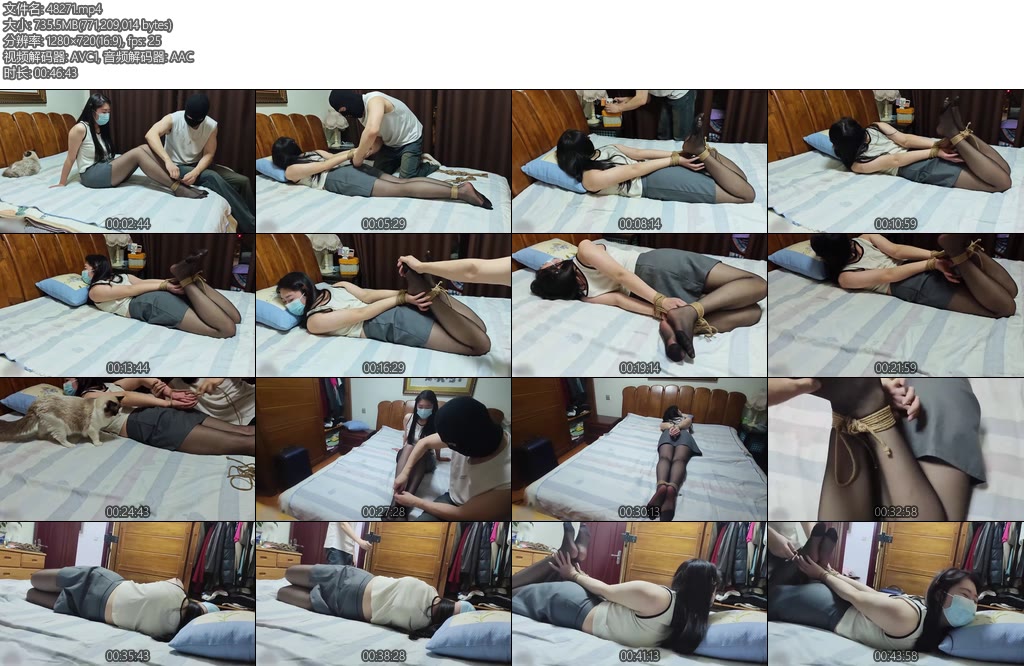 [墨色原创] 欣欣渐入佳境 OL短裙黑丝并腿简单驷马挣扎挠脚tk足底特写黑丝特写-丝依依