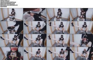 [亚洲绳艺] 女仆训练之干扰罚跪折腿紧缚跳D震动调教-丝依依