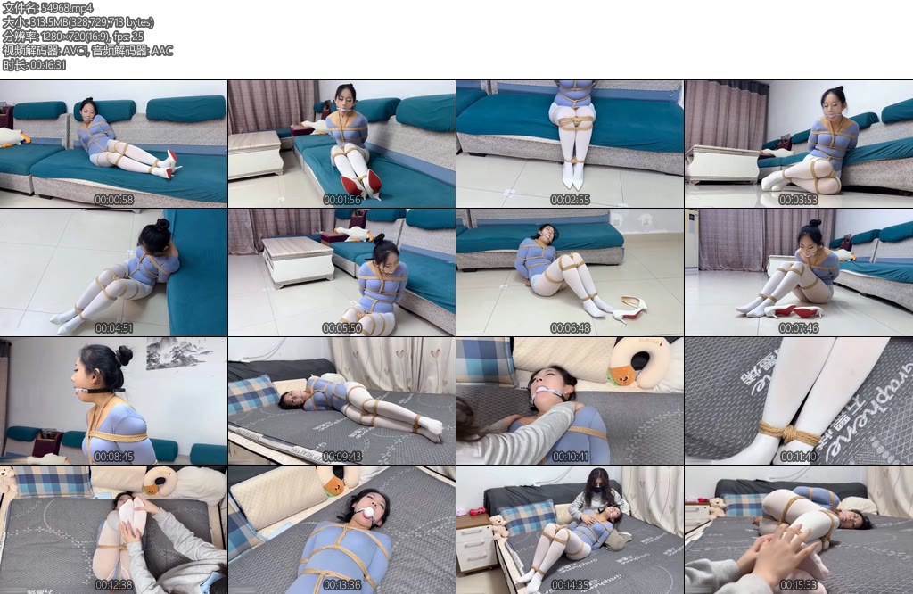 [梦川原创] 在游戏开始之前舞蹈生冰柠的紧缚幻想-丝依依