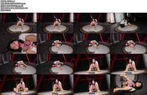 [胜景影视] 新场地女M被超级大口球堵嘴拘束着女M被戴上超级大口球痛苦的被颈枷拘束着女M太痛苦了-丝依依