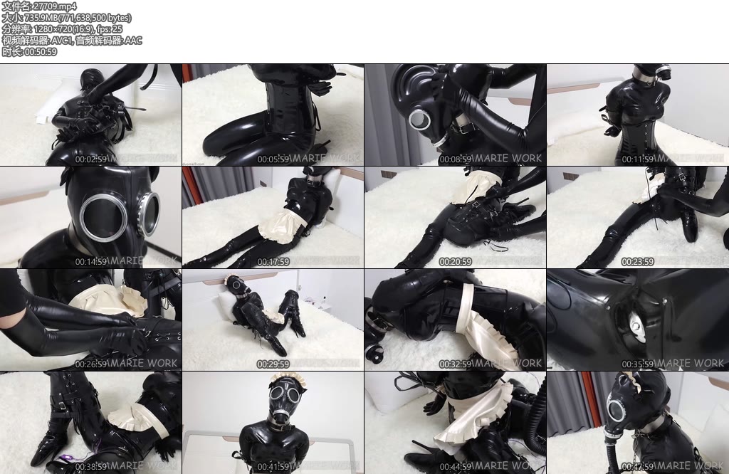 [Namarie Work] 假期我要被拘束KIG乳胶娃娃拘束篇（8）-丝依依