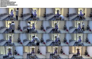 [新月原创] 红豆同好定拍COS王者荣耀瑶妹大字捆绑挠痒打屁股棒子强G-丝依依