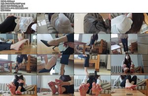 [菠萝摄影] 剧情向蔡老师（第八集）脚痛揉脚职业装短丝裸足-丝依依