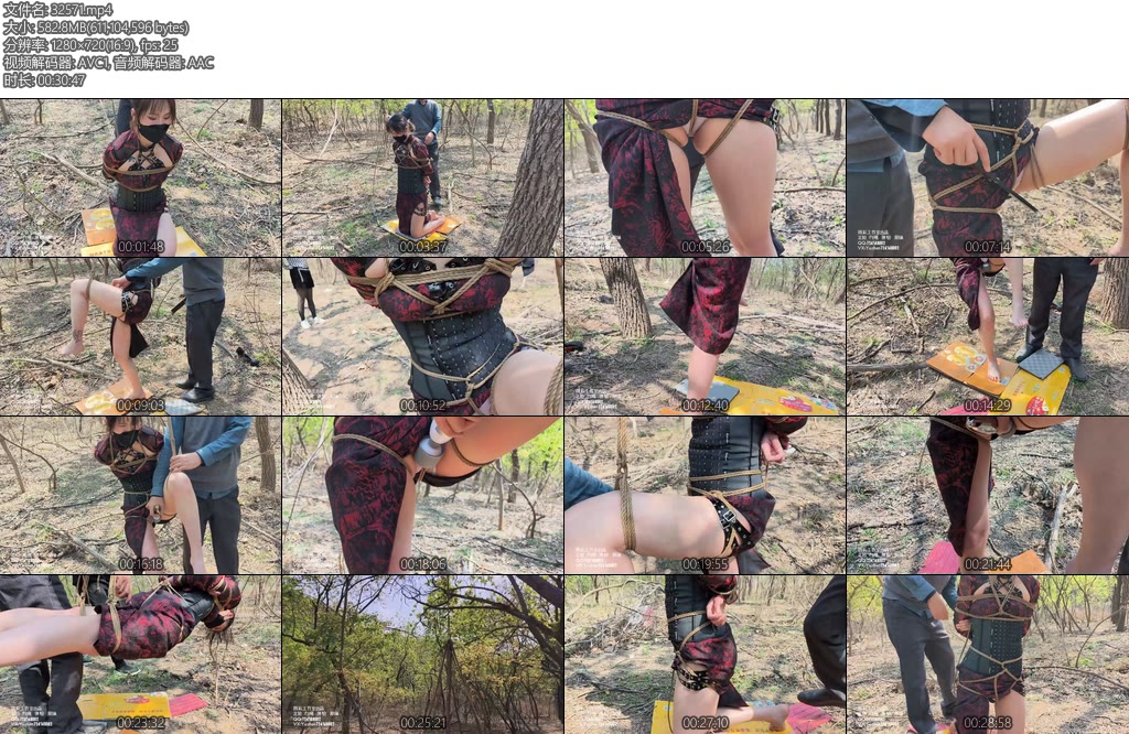 [老癸原创] 户外女将军浅玩一下旗袍日式股绳吊缚SPTK强高失禁-丝依依