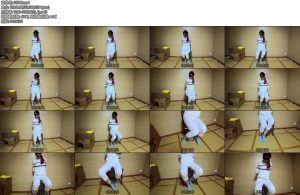 [渎竺原创] 白色汉服椅子后手缚铁脚镣-丝依依