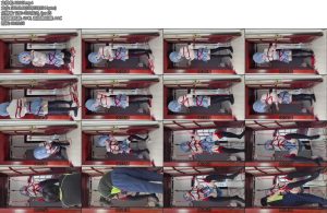 [亚洲绳艺] 天天的开腿吊缚强高姿势舒服的摩擦起双腿-丝依依