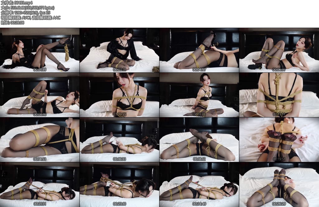 [丽柜美束] 缚虐黑丝丽人Tuzi完整版-丝依依