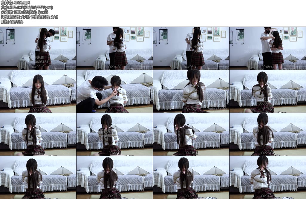 [子衿原创] 欣怡深厚口球口水放置挣扎-丝依依